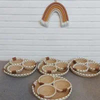 ظروف پذیرایی حصیری|ظروف سرو و پذیرایی|قم, باجک سه|دیوار