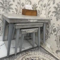 مبل ۷نفره طوسی .میزوگلمیز.جاکفشی ست|مبلمان خانگی و میز عسلی|شیراز, شهرک مخابرات|دیوار