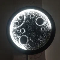 تابلو ماه ۶۰ سانتی۳بعدی با انواع چراغ۵۰درصد تخفیف