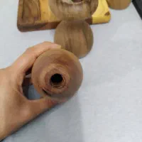 جاشمعی ،جا عودی و یک گلدان کوچک چوبی|صنایع دستی و سایر لوازم تزئینی|اصفهان, سرچشمه|دیوار