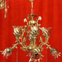 لوستر های برنزی جدید|لوستر و چراغ آویز|قم, شهرک امام حسن|دیوار