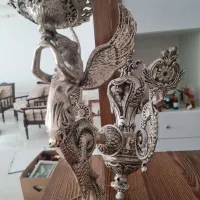 لوستر دیواری برنجی