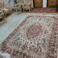 فرش دستبافت خطیبی اعلا  تبریز 9 متری نخ مرینوس|فرش|اردبیل, |دیوار