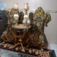 میز ناهار خوری سلطنتی طلایی