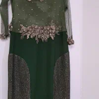 پیراهن مجلسی جنس پارچه گرپ گواردین