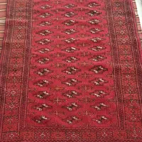 فرش دستباف ترکمن 9 متری و قالیچه