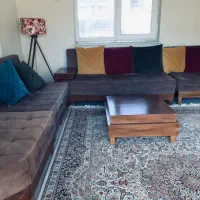 مبل راحتی ۷ نفره و میز تلویزیون