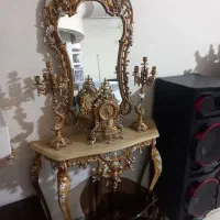 آینه وشمدان ومیوه خوری