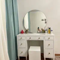 تخت خواب، پاتختی، میز آرایش و تشک|تخت و سرویس خواب|تهران, اکباتان|دیوار