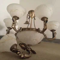 لوستر برنزی و دیوارکوب|لوستر و چراغ آویز|لاهیجان, رجایی|دیوار