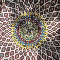 رومیزی ۶نفره قلمکار اصفهان طرح شیخ لطف اله|پرده، رانر، رومیزی|تهران, آشتیانی|دیوار