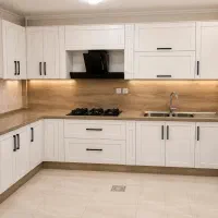 کابینت کلاسیک فانتزی دستگیره مشکی