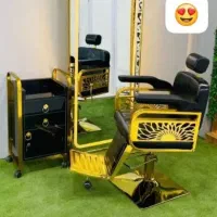 صندلی پدالی ترولی اینه  تجهیزات آرایشگاهی سرشور