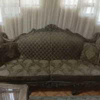 مبل سلطنتی میز غذا خوری هشت نفره