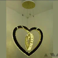 لوستر الماس.کهکشانی قلب کد۷۶۹۴.AC light