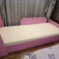 تخت نوجوان همراه با تشک و ستکا