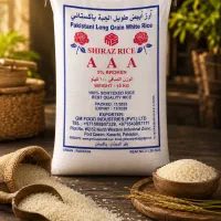 برنج پاکستانی درجه یک (شیراز) -کیسه 10کیلویی