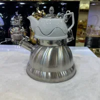 کتری قوری لوله دار استیل سوتی دالتون|قوری، کتری، قهوه‌ساز دستی|تهران, شوش (باغ آذری)|دیوار