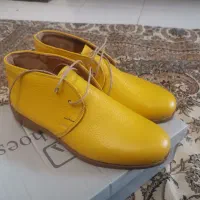 کفش نیم بوت چرمی