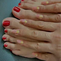 ناخن به سبک روسی/کاشت/ترمیم/لمینت/ژلیش