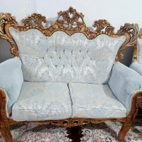 مبل سلطنتی بسیار تمیز|مبلمان خانگی و میز عسلی|میانه, |دیوار