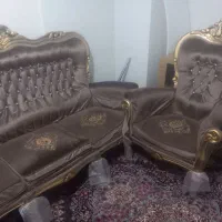 مبل سلطنتی ۹ نفره به همراه دو عدد میز عسلی|مبلمان خانگی و میز عسلی|تهران, آرارات|دیوار
