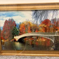 تابلو فرش زیبا منظره