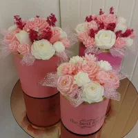 تولید انواع باکس گل شمع مناسب هدیه