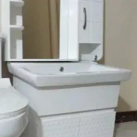 روشویی کابینت با آینه باکس مشابه نونو