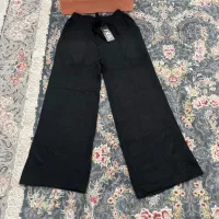 شلوار مدل واید لگ جنس بافت ضخیم  زارا