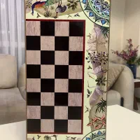 تخته نرد و شطرنج MDF همراه مهره، تاس و کاور|اسباببازی|تهران, جمالزاده|دیوار