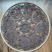 دیوارکوب ماندالا بافتنی 50 سانت