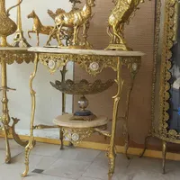 میز تلفن برنز