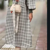 ست کت و دامن کشمیر پشمی