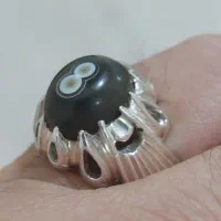 انگشتر باباقوری دوچشم