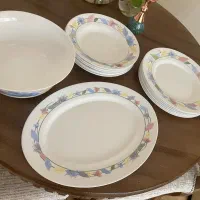 پلو و خورشت خوری با کاسه و دیس لومینارک فرانسه