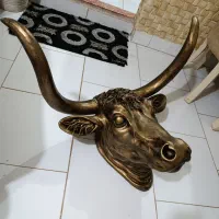 سردیس گاو دیواری|مجسمه، تندیس، ماکت|ساری, |دیوار