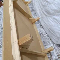 زیر تختی چوبی چوب تخت