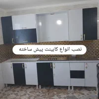 نصاب کابینت آماده نصب هود و گاز صفحه ای