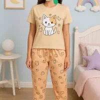 ست تیشرت شلوار عروسکی نخ پنبه|لباس|دهق, |دیوار