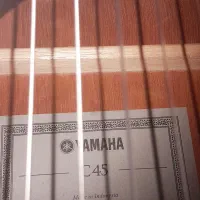 گیتار Yamaha c45 در حد آکبند.|گیتار، بیس، امپلیفایر|امیدیه, |دیوار