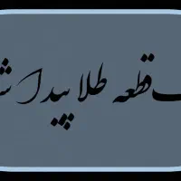 یک قطعه طلا پیدا شده