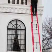 داربست مگان نردبان پله پهن عرض کم|مصالح و تجهیزات ساختمان|تهران, شهرک رضویه|دیوار