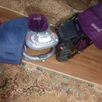 کالسکه و رورووک و ساک نوزاد