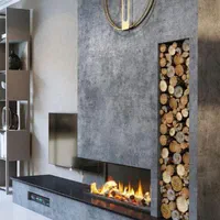 شومینه گازی ال، دو بعدی|بخاری، هیتر، شومینه|لواسان, |دیوار