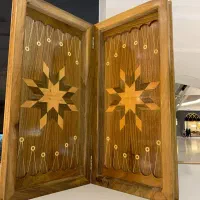 تختهنرد و شطرنج چوب گردو دور منبت|اسباببازی|تهران, چیتگر جنوبی|دیوار