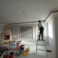 نقاشی ساختمانی رنگکاری رنگ آمیزی ساختمان|خدمات پیشه و مهارت|مشهد, شهید فرامرز عباسی|دیوار