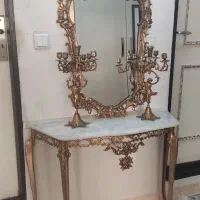 آیینه شمعدان برنزی