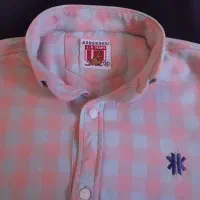 لباس چهارخونه بچگانه ۷ و ۸ سال  مارک کانگورو تمیز