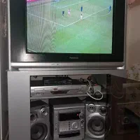 تلویزیون پاناسونیک ضبط سامسونگ و میز